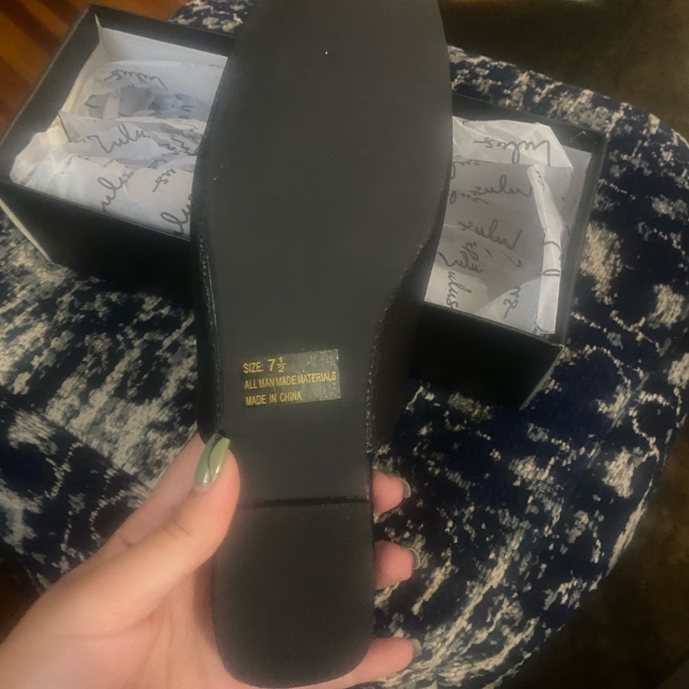 Lulus Square Toe Loafers - Picture 4 of 5